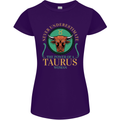 The Power of a Taurus Woman Star Sign Womens Petite Cut T-Shirt Purple
