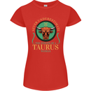 The Power of a Taurus Woman Star Sign Womens Petite Cut T-Shirt Red