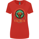 The Power of a Taurus Woman Star Sign Womens Wider Cut T-Shirt Red