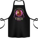 The Power of a Virgo Woman Star Sign Cotton Apron 100% Organic Black