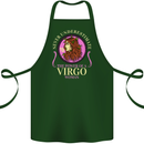 The Power of a Virgo Woman Star Sign Cotton Apron 100% Organic Forest Green