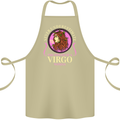 The Power of a Virgo Woman Star Sign Cotton Apron 100% Organic Khaki