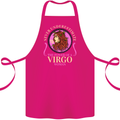 The Power of a Virgo Woman Star Sign Cotton Apron 100% Organic Pink
