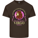 The Power of a Virgo Woman Star Sign Kids T-Shirt Childrens Chocolate