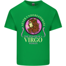 The Power of a Virgo Woman Star Sign Kids T-Shirt Childrens Irish Green