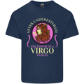 The Power of a Virgo Woman Star Sign Kids T-Shirt Childrens Navy Blue