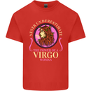 The Power of a Virgo Woman Star Sign Kids T-Shirt Childrens Red