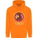 The Power of a Virgo Woman Star Sign Mens 80% Cotton Hoodie Orange