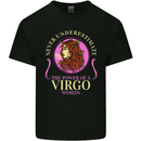 The Power of a Virgo Woman Star Sign Mens Cotton T-Shirt Tee Top Black