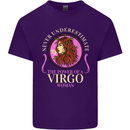 The Power of a Virgo Woman Star Sign Mens Cotton T-Shirt Tee Top Purple