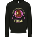 The Power of a Virgo Woman Star Sign Mens Sweatshirt Jumper Black