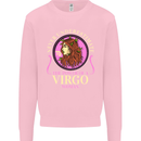 The Power of a Virgo Woman Star Sign Mens Sweatshirt Jumper Light Pink
