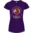 The Power of a Virgo Woman Star Sign Womens Petite Cut T-Shirt Purple