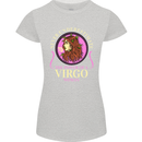 The Power of a Virgo Woman Star Sign Womens Petite Cut T-Shirt Sports Grey