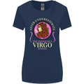 The Power of a Virgo Woman Star Sign Womens Wider Cut T-Shirt Navy Blue