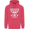 The Rocker Rock n Roll Music Skull Childrens Kids Hoodie Heliconia