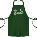 The Rodfather Funny Fishing Rod Father Cotton Apron 100% Organic Forest Green