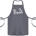 The Rodfather Funny Fishing Rod Father Cotton Apron 100% Organic Steel