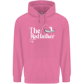 The Rodfather Funny Fishing Rod Father Mens 80% Cotton Hoodie Azelea