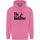 The Rodfather Funny Fishing Rod Father Mens 80% Cotton Hoodie Azelea