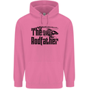 The Rodfather Funny Fishing Rod Father Mens 80% Cotton Hoodie Azelea