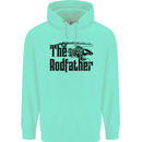 The Rodfather Funny Fishing Rod Father Mens 80% Cotton Hoodie Peppermint