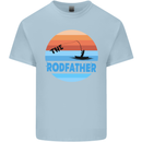 The Rodfather Funny Fishing Rod Father Mens Cotton T-Shirt Tee Top Light Blue