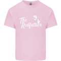 The Rodfather Funny Fishing Rod Father Mens Cotton T-Shirt Tee Top Light Pink