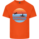 The Rodfather Funny Fishing Rod Father Mens Cotton T-Shirt Tee Top Orange