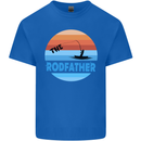 The Rodfather Funny Fishing Rod Father Mens Cotton T-Shirt Tee Top Royal Blue