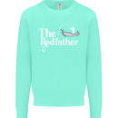 The Rodfather Funny Fishing Rod Father Mens Sweatshirt Jumper Peppermint