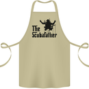 The Scuba Father Day Funny Diver Diving Cotton Apron 100% Organic Khaki
