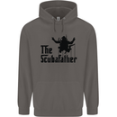 The Scuba Father Day Funny Diver Diving Mens 80% Cotton Hoodie Charcoal