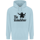 The Scuba Father Day Funny Diver Diving Mens 80% Cotton Hoodie Light Blue