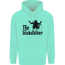 The Scuba Father Day Funny Diver Diving Mens 80% Cotton Hoodie Peppermint