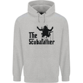 The Scuba Father Day Funny Diver Diving Mens 80% Cotton Hoodie Sports Grey