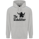 The Scuba Father Day Funny Diver Diving Mens 80% Cotton Hoodie Sports Grey