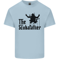 The Scuba Father Day Funny Diver Diving Mens Cotton T-Shirt Tee Top Light Blue