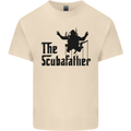 The Scuba Father Day Funny Diver Diving Mens Cotton T-Shirt Tee Top Natural