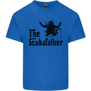 The Scuba Father Day Funny Diver Diving Mens Cotton T-Shirt Tee Top Royal Blue
