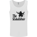 The Scuba Father Day Funny Diver Diving Mens Vest Tank Top White