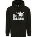 The Scuba Father Day Funny Diving Diver Mens 80% Cotton Hoodie Black