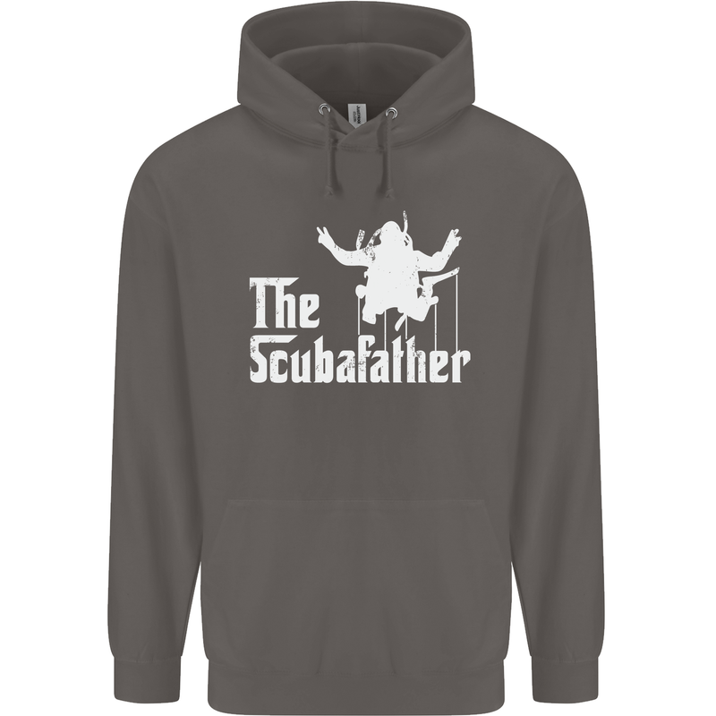 The Scuba Father Day Funny Diving Diver Mens 80% Cotton Hoodie Charcoal