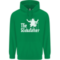 The Scuba Father Day Funny Diving Diver Mens 80% Cotton Hoodie Irish Green