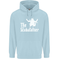 The Scuba Father Day Funny Diving Diver Mens 80% Cotton Hoodie Light Blue