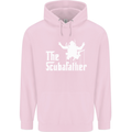 The Scuba Father Day Funny Diving Diver Mens 80% Cotton Hoodie Light Pink