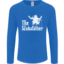 The Scuba Father Day Funny Diving Diver Mens Long Sleeve T-Shirt Royal Blue