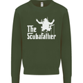 The Scuba Father Day Funny Diving Diver Mens Sweatshirt Jumper Forest Green