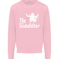 The Scuba Father Day Funny Diving Diver Mens Sweatshirt Jumper Light Pink