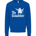 The Scuba Father Day Funny Diving Diver Mens Sweatshirt Jumper Royal Blue